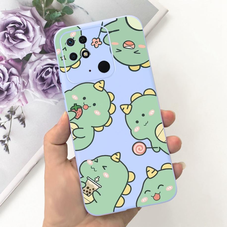 For Redmi 10C Case For Xiaomi Redmi 10 Power Cover Fashion Flower Slim Soft Silicone Phone Cases For Xiaomi Redmi 10C 10 C Funda