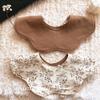 Korean Petal Baby Bib: Reversible, Anti-Vomit, All-Season Neck Scarf