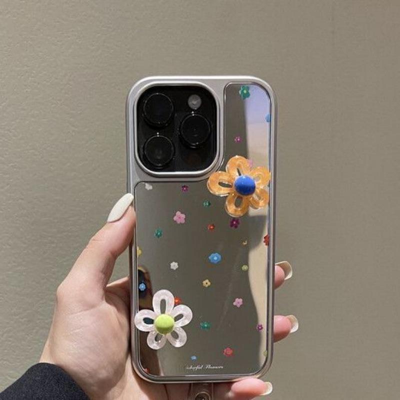 Summer Dopamine Florals Are Suitable for Apple 16 Promax Mobile Phone Case IPhone 15 New Model