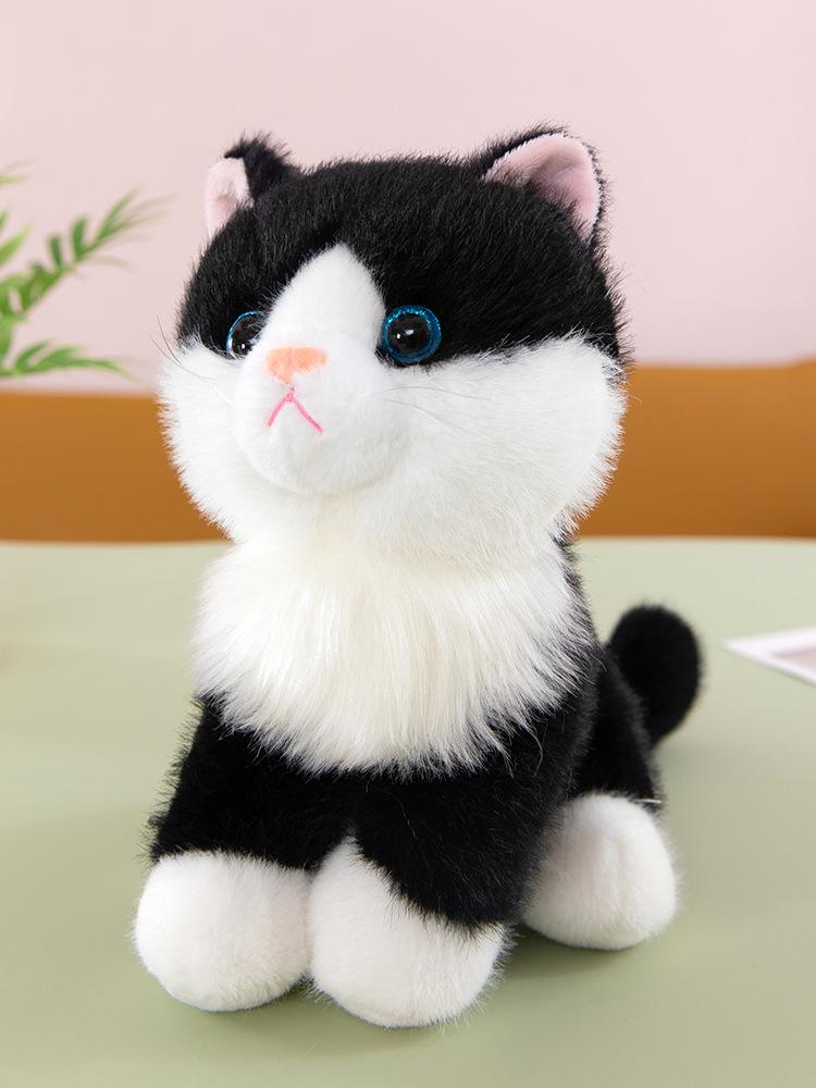 Adorable Kitten Plush Toy - Perfect Companion Gift for Kids 22cm (0.15kg)