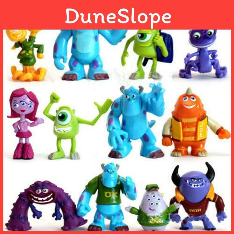 Poutavá sada 12 ks figurek z Univerzity pro monstra Sully a Mike pro malé ruce a představivost