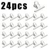 24pcs Stainless Steel Bag Clips, Heavy Duty Air-Tight Sealing Clips for Kitchen Storage, Reusable Multi-Purpose Clips for Office