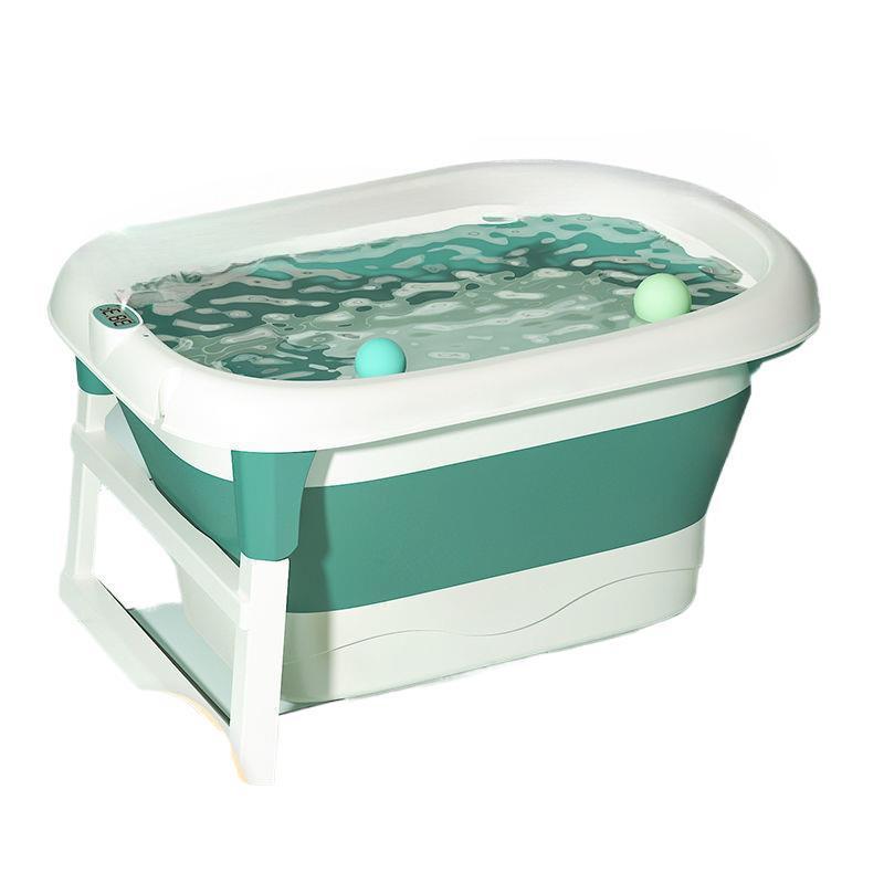 Foldable Children's Bath Bucket: Large & Small Sizes for Baby and Child Swimming and Bathing