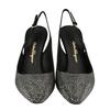 Ferragamo Jessie Crystal Embellished Slingback Pumps Black