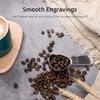 Coffee Scoop - 304 Stainless Steel Metal Measuring Spoon with Short Handle for Ground Coffee, Beans, Powder, Espresso (15ml/30ml)
