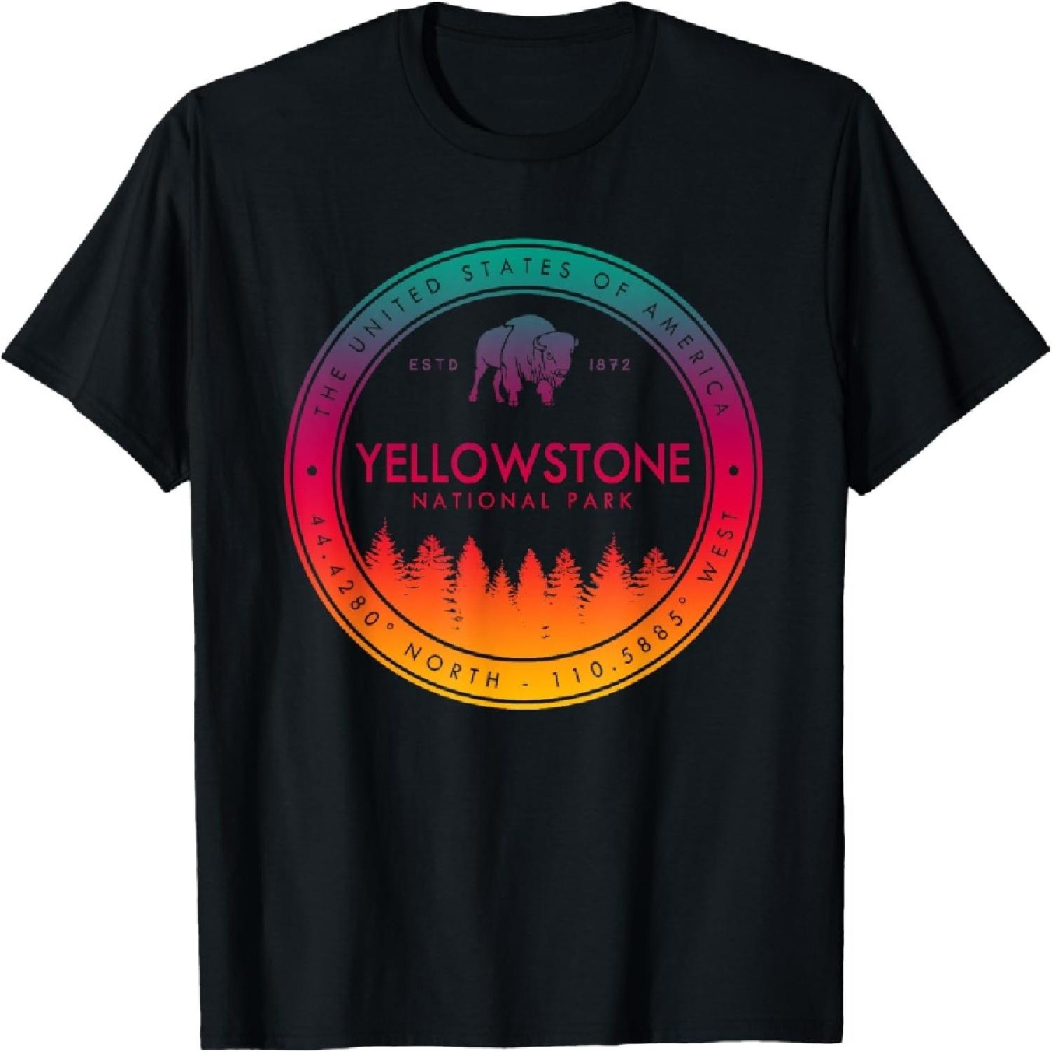 

Yellowstone National Park T Shirt Vintage Emblem T-Shirt XXXXXL