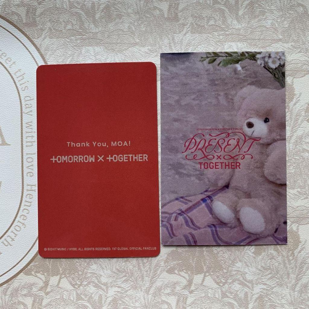 [USED] TXT MOAZONE Fan Live FC Bonus Fan Meeting Trading Card Soobin