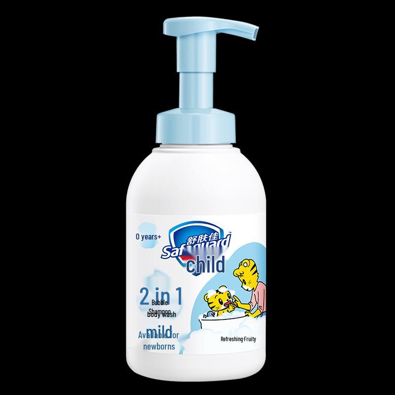 Safeguard Kids 2-in-1 Tear-Free Fruit Scent Bubble Bath & Shampoo, 415g