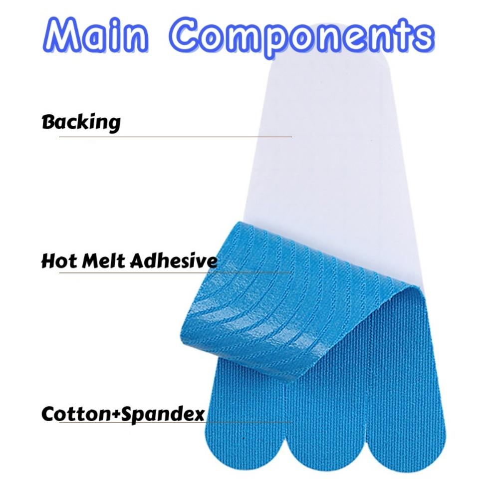 10Pcs/Set Kinesiology Tape for Foot Arches Plantar Fasciitis, Precut Tape for Foot Stability,athletic Tape Running Kinetic Tapes