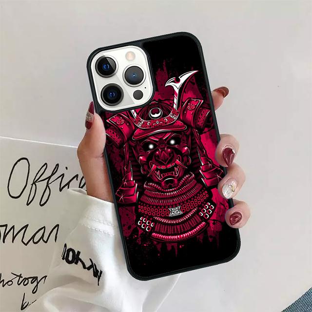 

Samurai Demon Phone Case Back Cover for iPhone 17 Air 16 15 14 13 11 12 Pro Max Plus Shell Coque iPhone 13