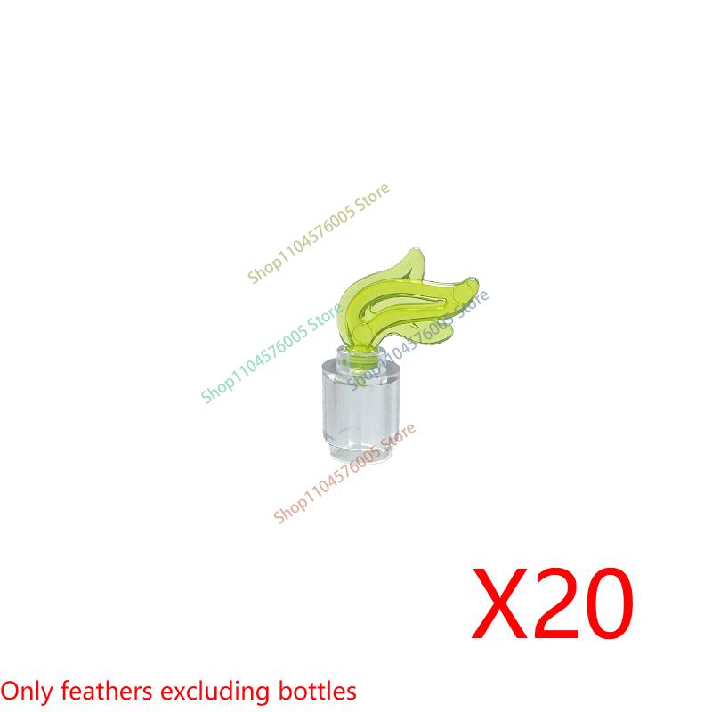 MOC City Scene Accessories Building Blocks Medieval Bonfire Flame Wine Bottle Reagent Bottle Box Compatible Mini Bricks Toys T11