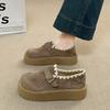 New Canvas Women's Flat Bottom Not Tired Feet Thick Bottom Heightening Non-slip Cushioning Casual Sports Shoes