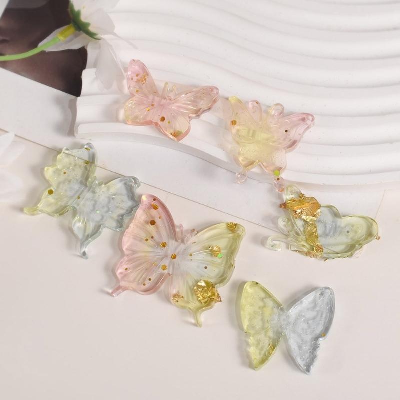 Portable Creative Bowknot Designs Sturdy Silicone Molds Craft Supplies for Earring Crafting High Temperature Resistant