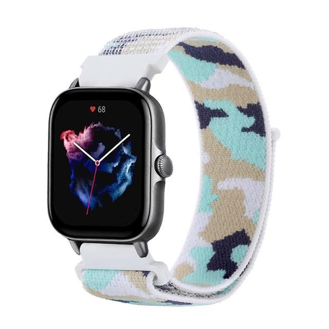 20mm 22mm Nylon Band For Amazfit GTS 2/2e/3/4/GTS 2 mini/GTR 4/3/3 Pro/2/2e/47mm Stratos 2 3 Bracelet Amazfit Bip/Balance Strap