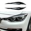 2pcs Car Headlight Eye Lid Covers ABS Carbon Headlight Lamp Eyebrows Trim Stickers for BMW 3 Series F30 F31 318i 320i 2012-2018