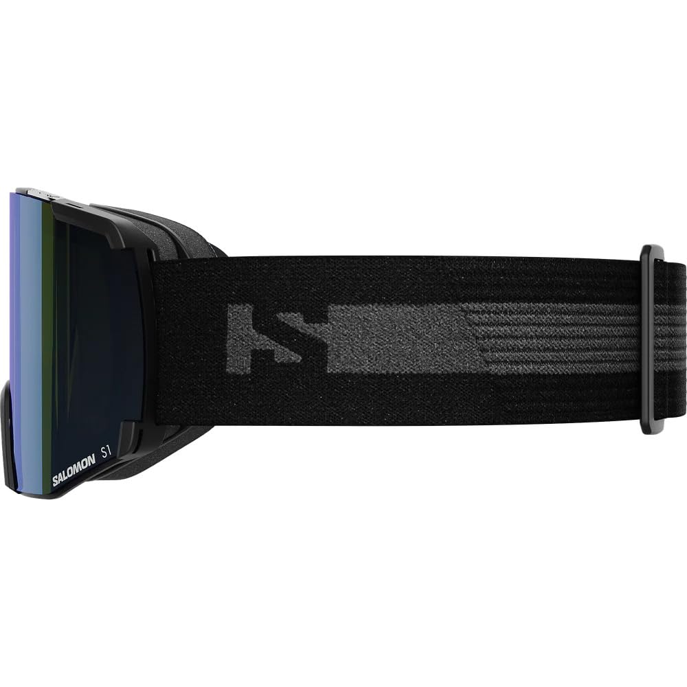Salomon ML Ski and Snowboard Free Black S/VIEW Goggles, 2023-24 Model, Unisex, L47252200, Size,