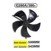 G-Type 380V Variable Frequency Axial Motor Cooling Fan with Adjustable Speed and External Rotor.