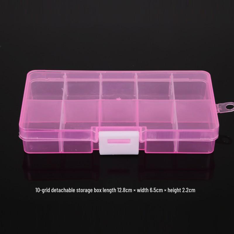 Multi-Size Transparent DIY Jewelry Storage Box Set