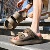 Fashion Man Sandals Fashion Sports 5CM Thick EVA Sole Comfortable Soft QuikFoam Slippers Slides Beach Street