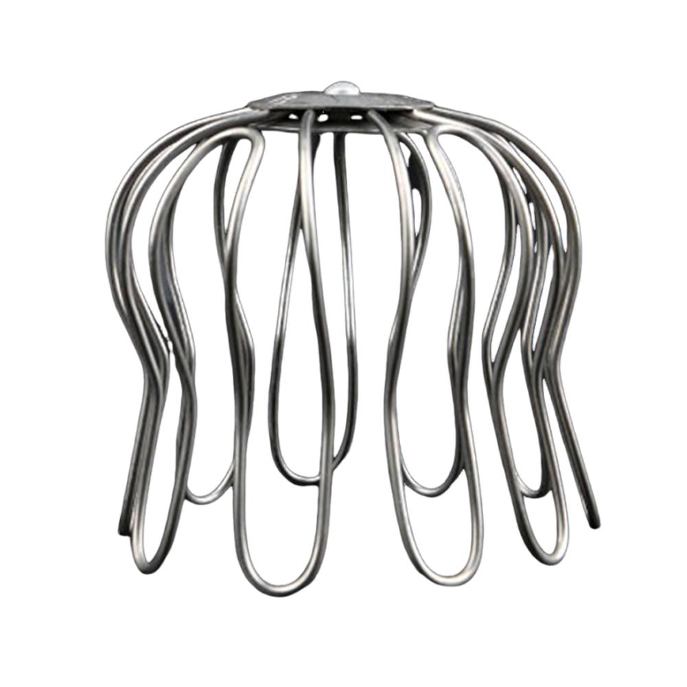 Stainless Steel Floor Drain Roof Balcony Gutter Guard Strainer Anti-blocking Rain Pipe Cap Outdoor Drainage Plumbing Fitting