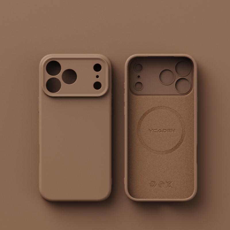 Magnetische Flüssigsilikonhülle Für iPhone 17 Pro Max 16 Pro Max 15 14 13 17e 16e Funda Für Magsafe Kabelloses Laden Weiche Abdeckung