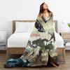 A-Ark Extinction Flannel Blanket Survival Evolved Game Super Warm Throw Blanket for Couch Chair Travel Bedspread Sofa Bed Cover