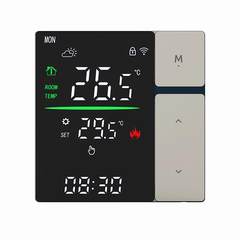 WiFi Smart Thermostat for Electric Underfloor Heating Water Gas Boiler Room Thermostat Digital Temperature Controller Compatible with Tuya