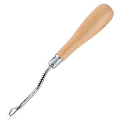 Crochet Needle Latch Hook with Wooden Handle Craft Hair Extension Hook6.22 Long