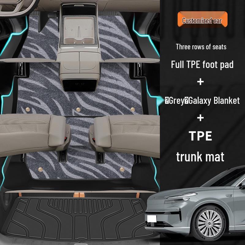 2025 Lydo L90 Special TPE Full Coverage Floor Mats for Six-Seven Seat Cars