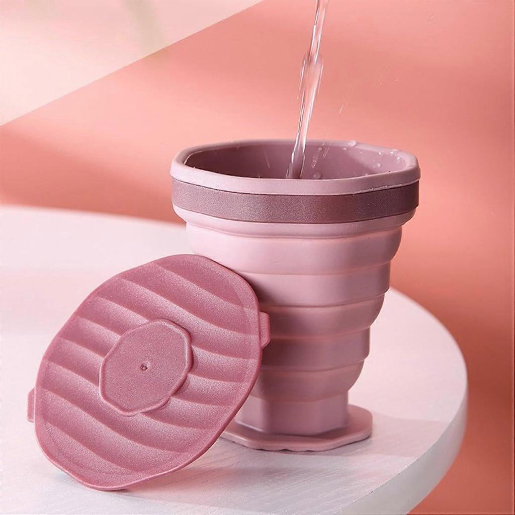 2025 Latest Model Pack of 2 foldable silicone cups, foldable travel cups with
