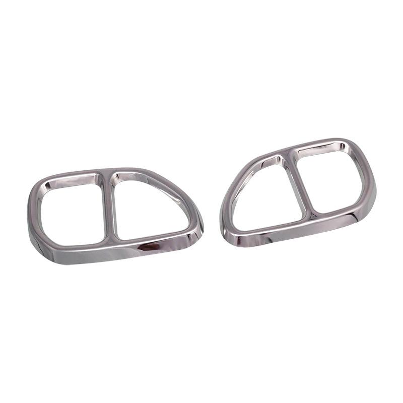 Ford Escape Silver Stainless Steel Quad-Outlet Exhaust Cover