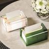 1PC Luxury Tissue Box Wall-Mounted Acrylic Transparent Tissue Box Table Napkin Holder Bathroom Paper Box Tissue Paper Dispenser