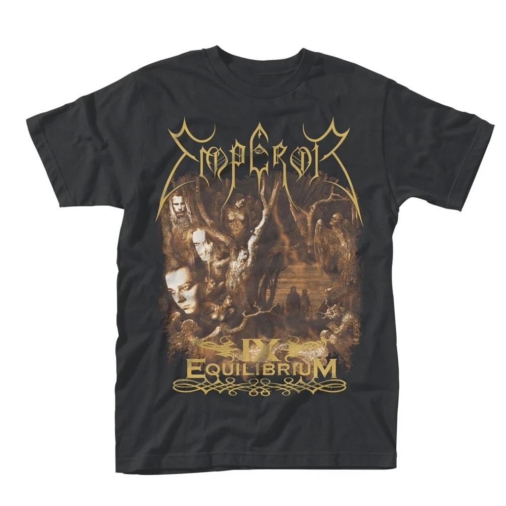Emperor IX Equilibrium Black 100% Cotton T-shirt Mens Tees Top - NEW 2XL