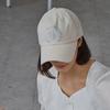 Round Logo Ball Cap (Cream Beige)