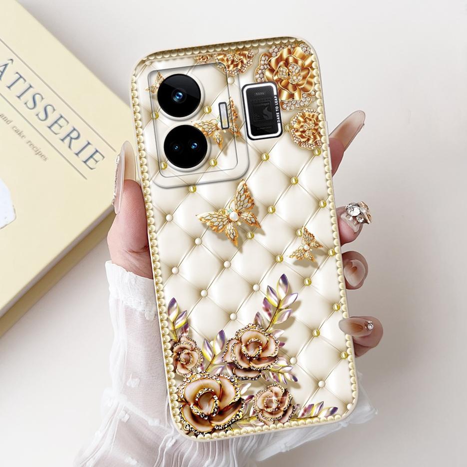 For Realme GT3 Case RMX3709 Cute Funny Cartoon Cover Soft Silicone Case For Realme GT Neo 5 Neo5 240W RealmeGT3 Back Cover Coque