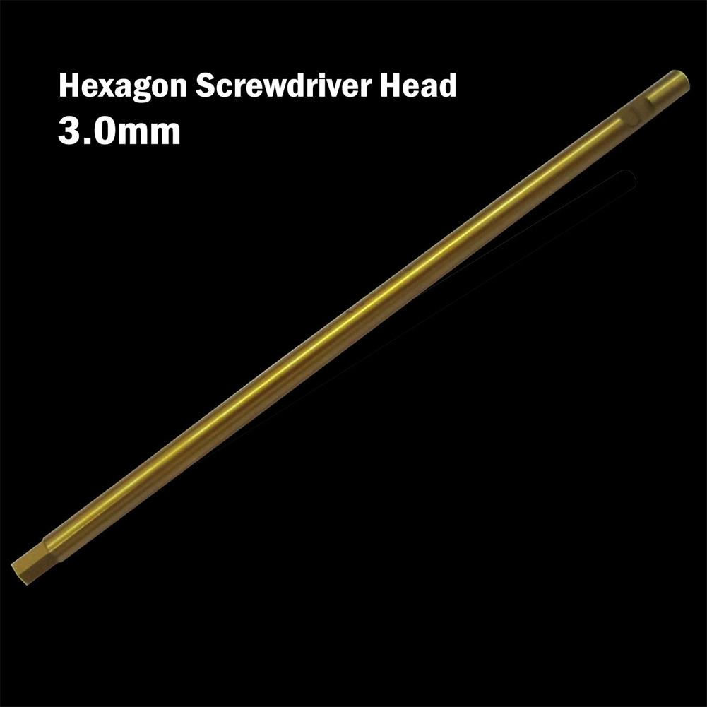 Gold Color HSS Hex Screwdriver Head for RC Planes and Helicopters