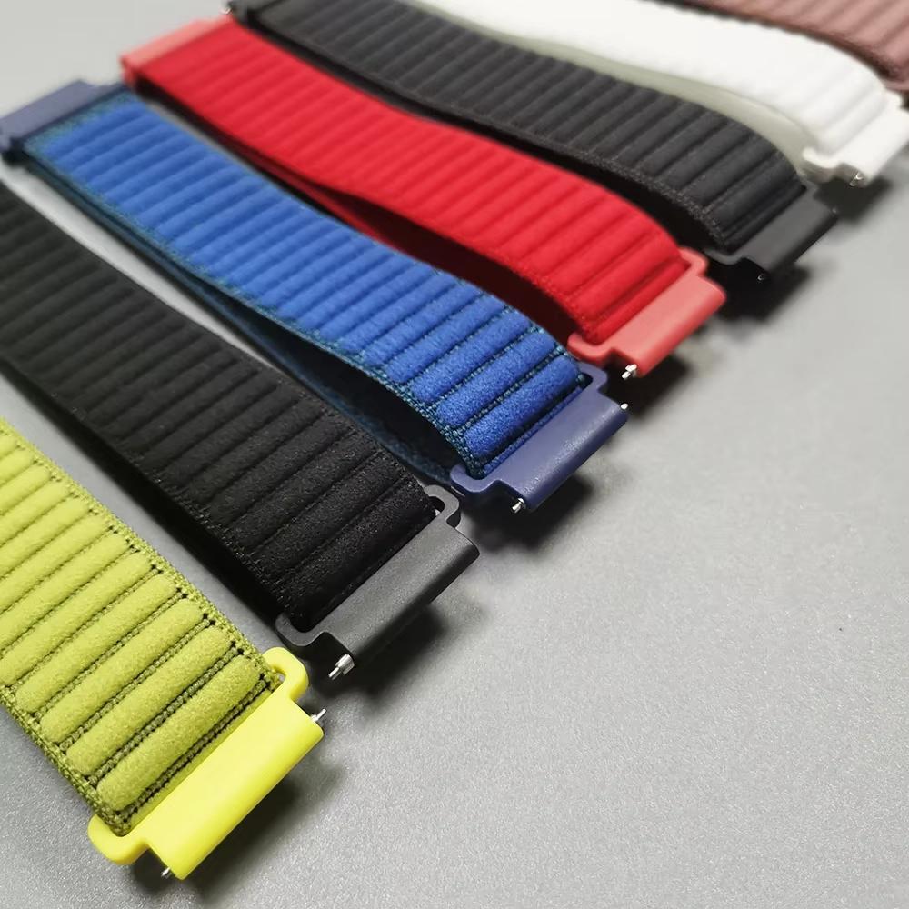 20mm 22mm Nylon Watch Band for Huawei Watch GT 6 5 4 Pro 46mm Sport Adjustable Braided Strap for Amazfit Active 2 Bip 3 Bracelet