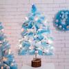 Tabletop Miniatures Feather Christmas Tree with Light Quick &Easy Installation