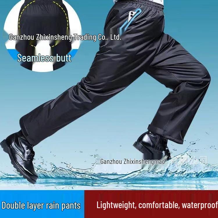 Larus Waterproof Windproof Cycling and Hiking Rain Pants for Men and Women