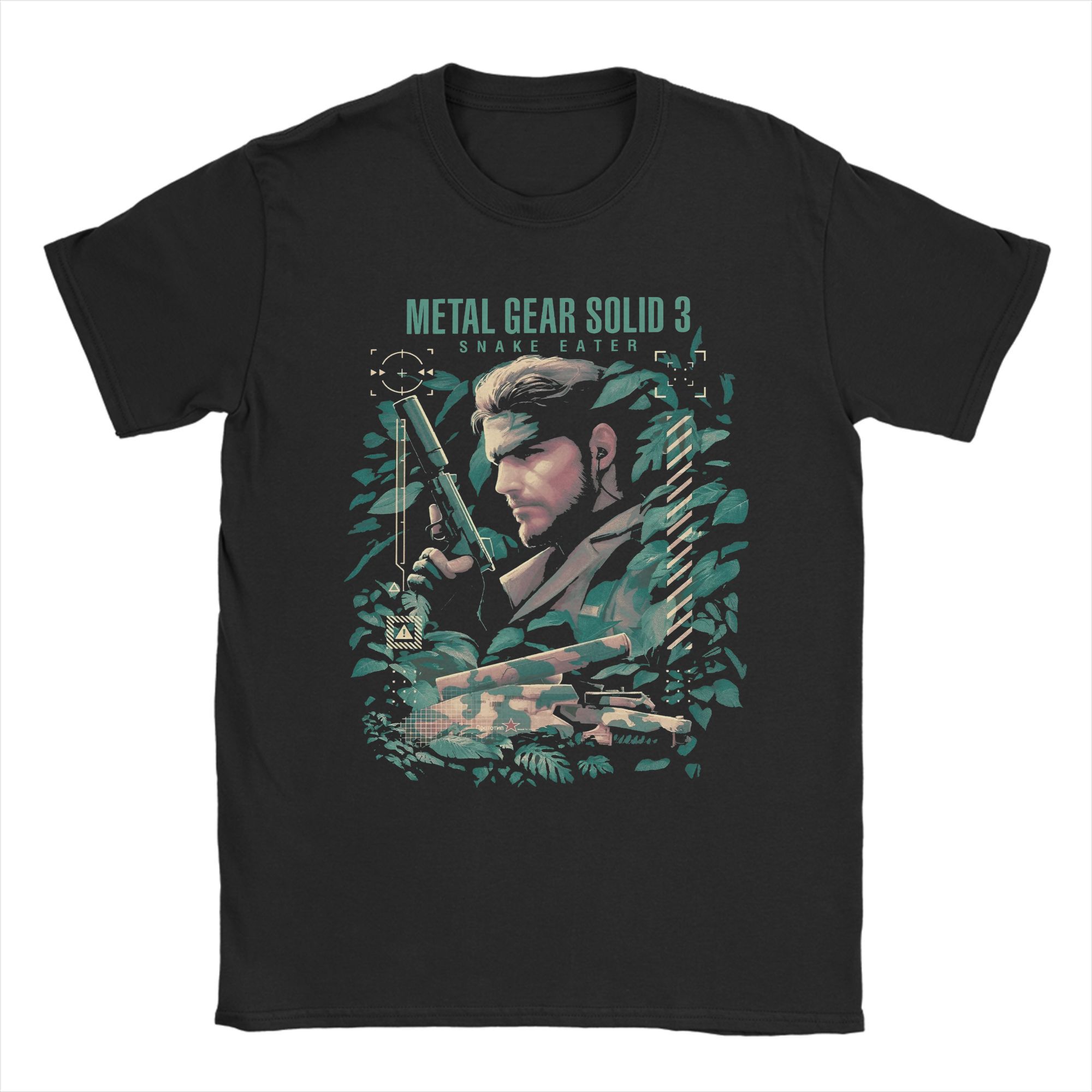 

Чоловіки Жінки Metal Gear Solid Найкращий Бос Футболки MGS Гра 100% Бавовна Одяг Чудова Коротка Рукава Круглий Виріз Футболка L