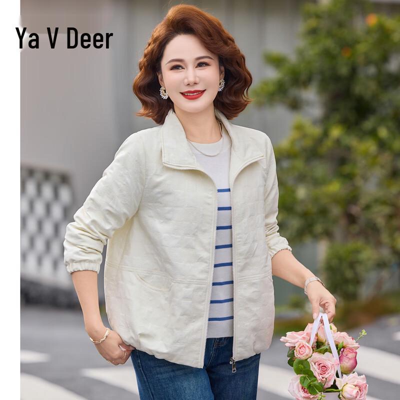 Women s Elegant Spring Autumn Zipper Jacket XL