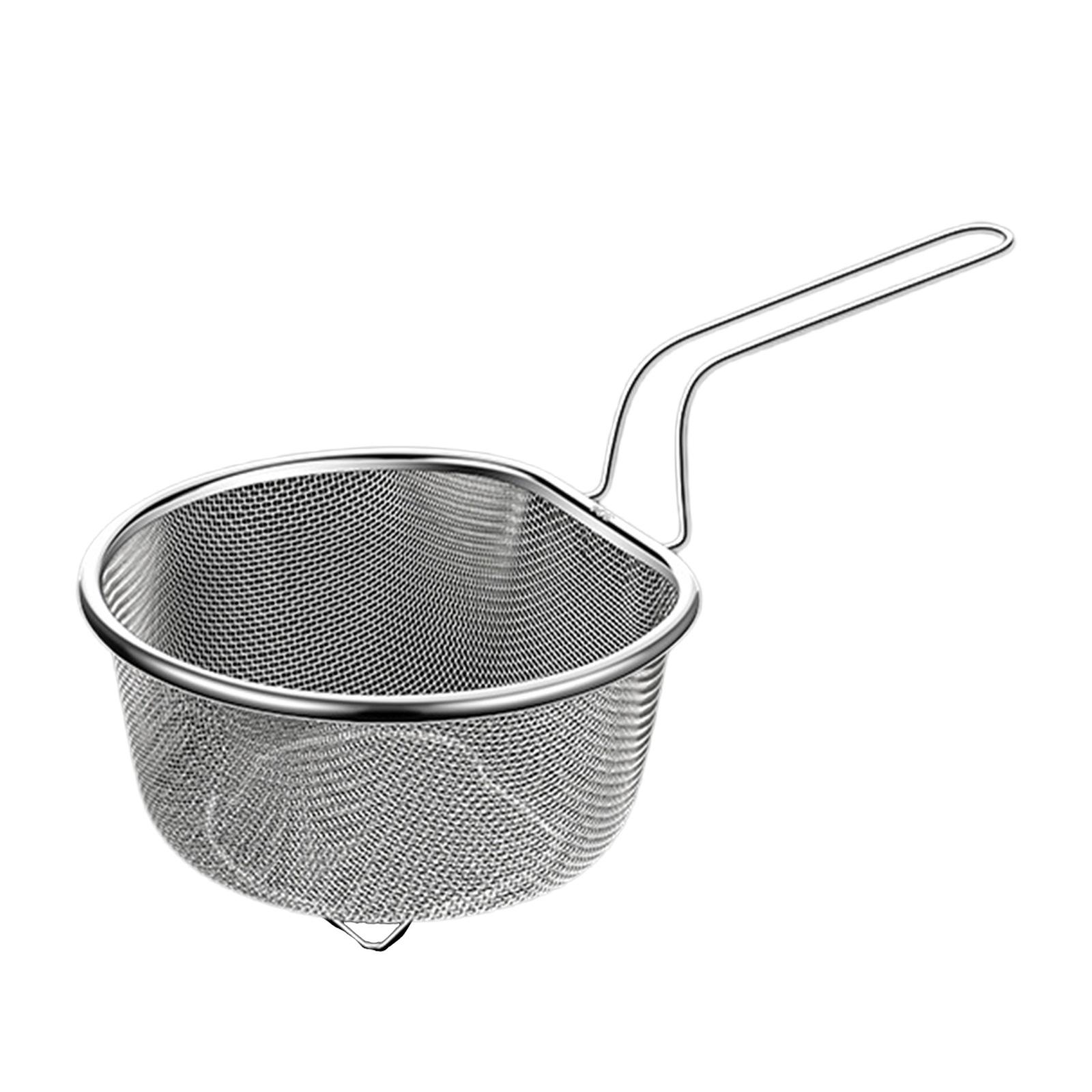 

Многофункциональный дуршлаг из нержавеющей стали 304, корзина для жарки, высокая эффективность для эффективного процеживания и слива на кухне A