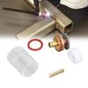 TIG Welding Torch Accessory Argon Welder Glass Cup Part Kit Set for 2.4MM WP‑17/18/26