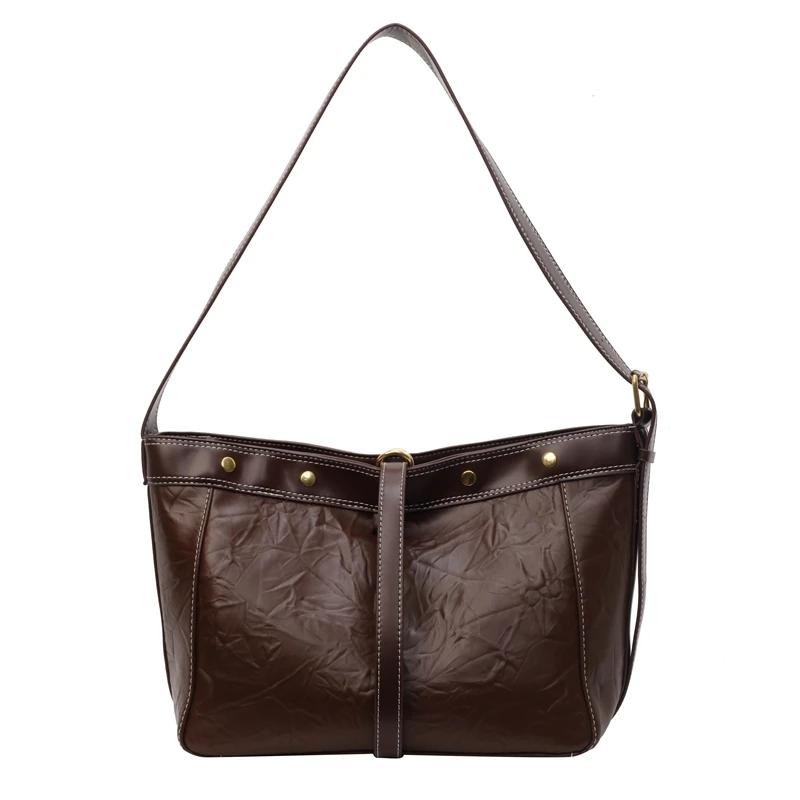 

Модные женские сумки через плечо из искусственной кожи на молнии, с прострочкой, сумки кроссбоди