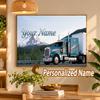 Custom Name Freightliner 5D Diamond Painting Personalized Full Drill Diamond Art Kit Gift