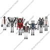 MOOXI Set di Figure Skibidi Toilet Man TvMan Cameraman Speakerman Blocchi da Costruzione Modello MOC Mattoncini Giocattoli per Adulti Bambini Regalo di Compleanno