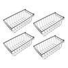 4PCS Chest Freezer Storage Baskets Metal Wire Food Organizer for Refrigerated Cabinet