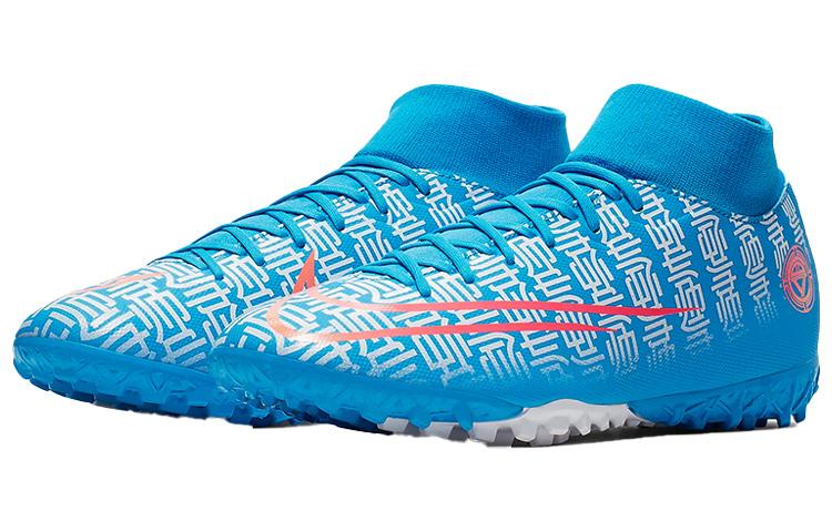 Nike Mercurial Superfly 7 CR7 Tf Turf 'Blue Pink' CQ4904-468