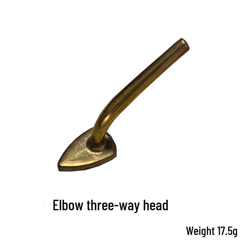 Triangle Smoothing Head Plastic Welder with Hole Copper Tip and Welding Rod Repair Tool.