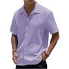 Summer New Men's Short Sleeve Casual Buttoned Versatile Classic Shirt